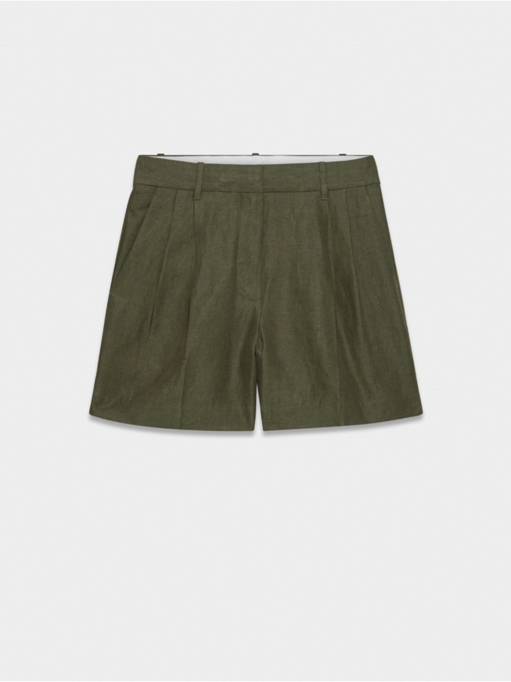 Aritzia The Effortless Short™ Mid-Thigh: Dark Olive